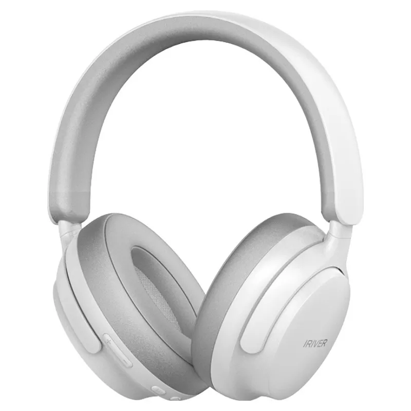 아이리버 듀얼 액티브 노이즈캔슬링 ANC ENC 블루투스 헤드셋, 화이트, IBH-NC600