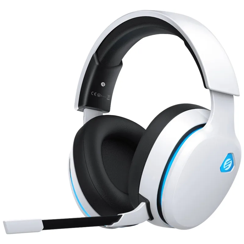 엔도바 무선 게이밍 헤드셋 3모드 연결방식 VIRTUAL 7.1 채널, 화이트 색상, CT300