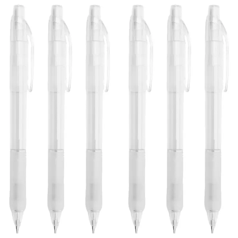 투명 비움 샤프, 0.5mm, 6개