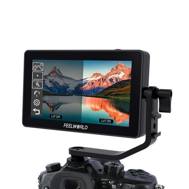 필월드 F6 플러스 4K 카메라 프리뷰 모니터 5.5인치 3D LUT 터치스크린, F6플러스+F970배터리&충전기 세트, 1개