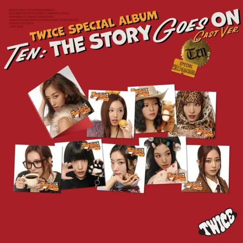[CD] 트와이스 (TWICE) - TEN: The Story Goes On [Cast Ver.][9종 중 1종 랜덤 발송] : *[종료] 예약판매 특전 포...