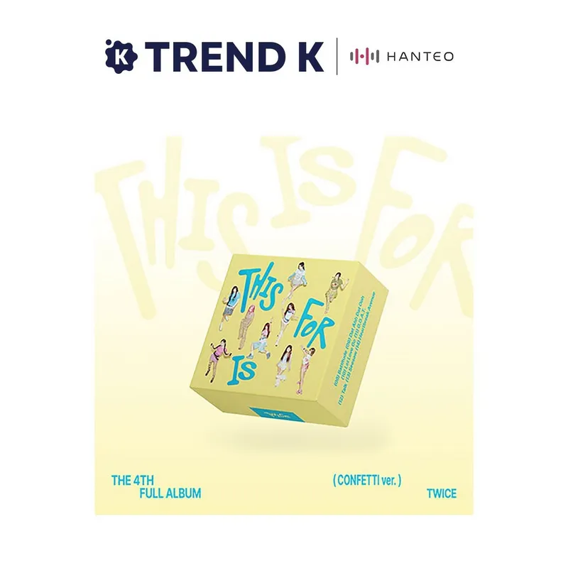 [Trend K 탑로더 증정] 트와이스 정규4집 앨범 [THIS IS FOR] TWICE 디스이즈포 CONFETTI Ver. (미개봉)