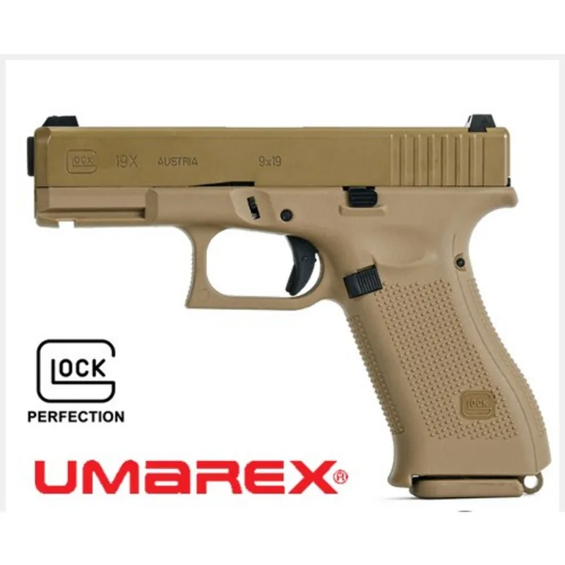 Umarex Glock 19X TAN GBB Pistol (by VFC) 핸드건 하비라이프가스건, 1개