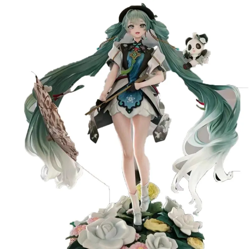 하츠네 미쿠 Q버전 20cm 액션피규어 블라인드 박스 피규어, 랜덤 미쿠 피규어(21cm+), 1개