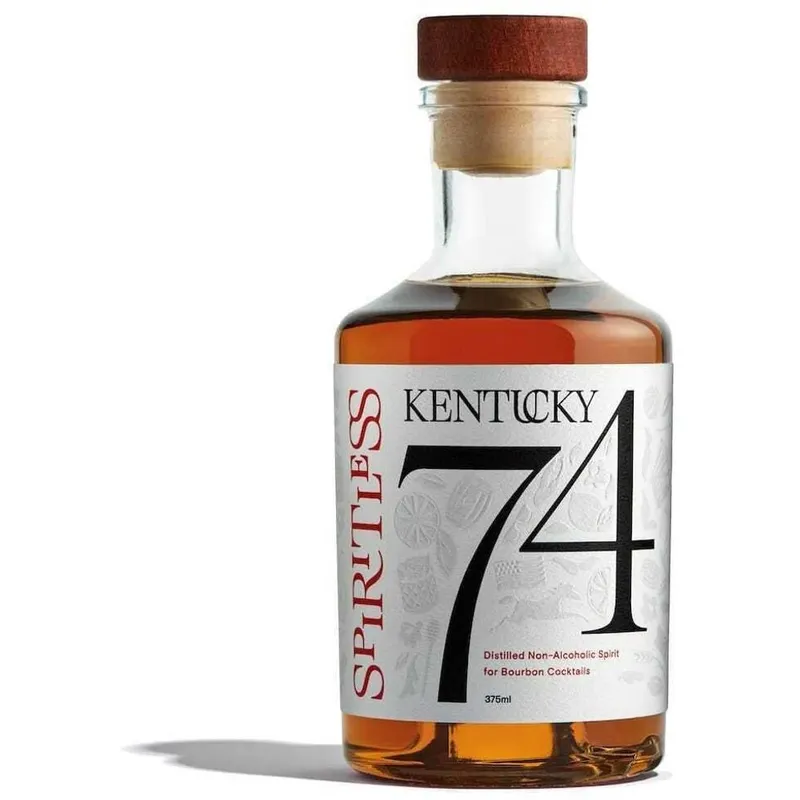 켄터키 74 무알콜 버번 위스키, 1개, 375ml