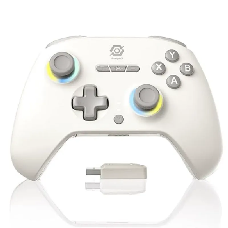 PC 유무선 게임패드(블루투스/2.4G) 터보·진동·백버튼·RGB