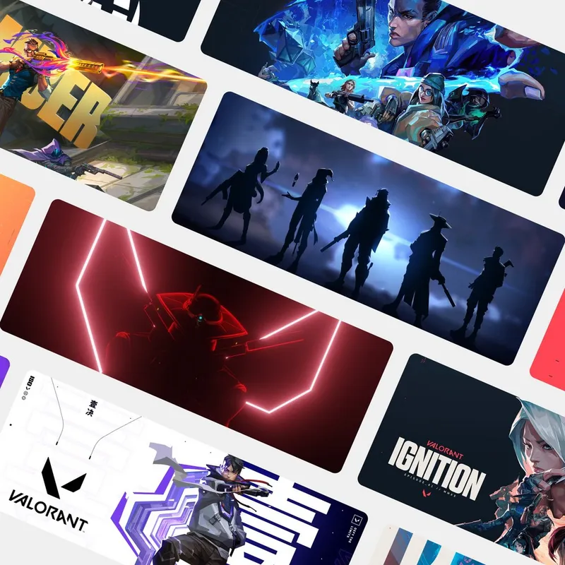 발로란트 장패드 (80 * 30), 네온, 1개