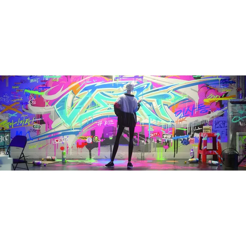 올인몰 발로란트 장패드 마우스패드 게이밍장패드 미끄럼방지, 1개, 옵션5