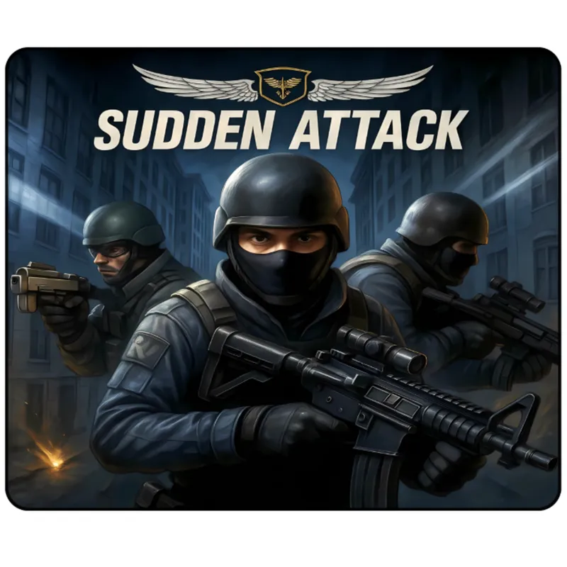 서든어택 마우스 패드, 서든어택,블랙, 1개