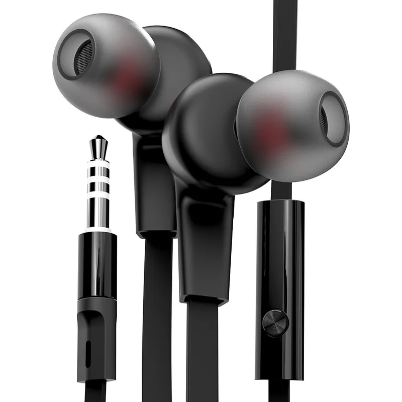 구스페리 게이밍 노이즈 캔슬링 유선 이어폰, 블랙