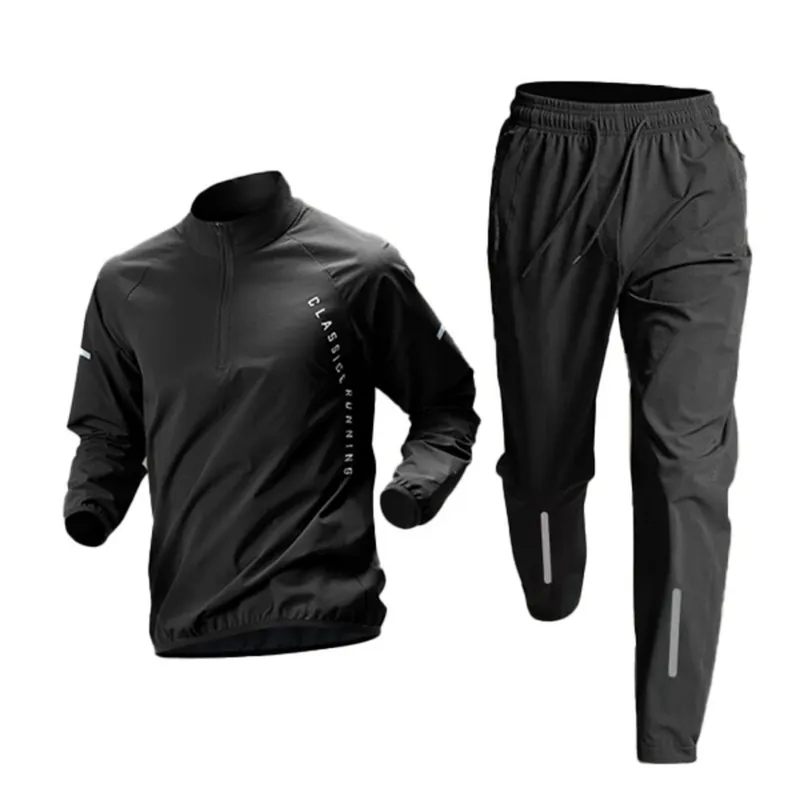 리츠제이 스포츠 런닝 긴팔 트레이닝복 세트 사계절 경량 셋업