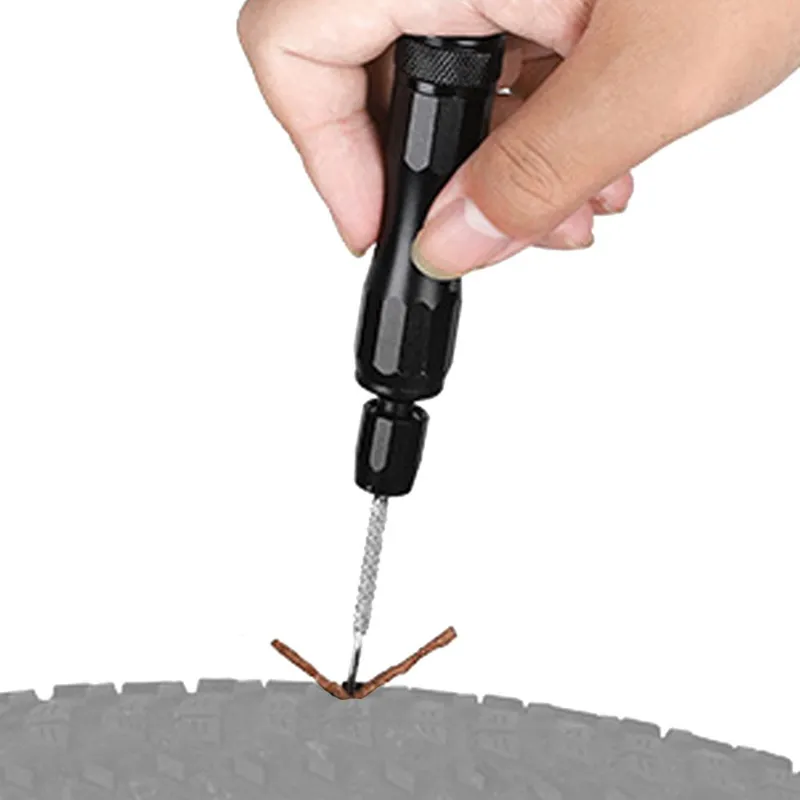 시그니처베이지 자전거 휴대용 타이어 펑크 패치 튜브리스 지렁이 YPZ264, 1개