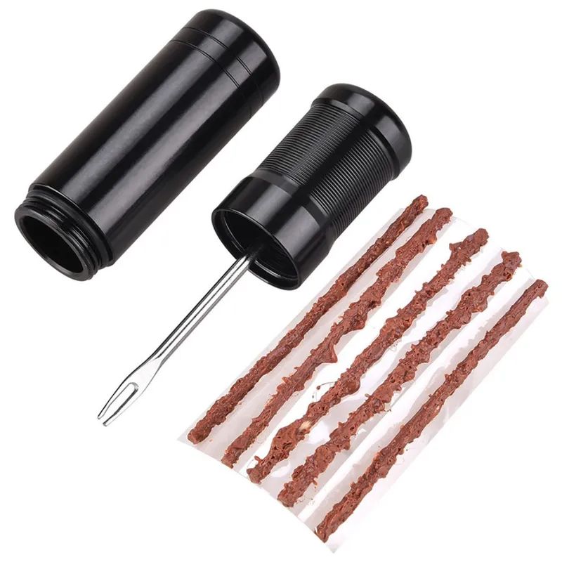 튜블리스 타이어 펑크 수리키트 공구 지렁이 스트립, 1개