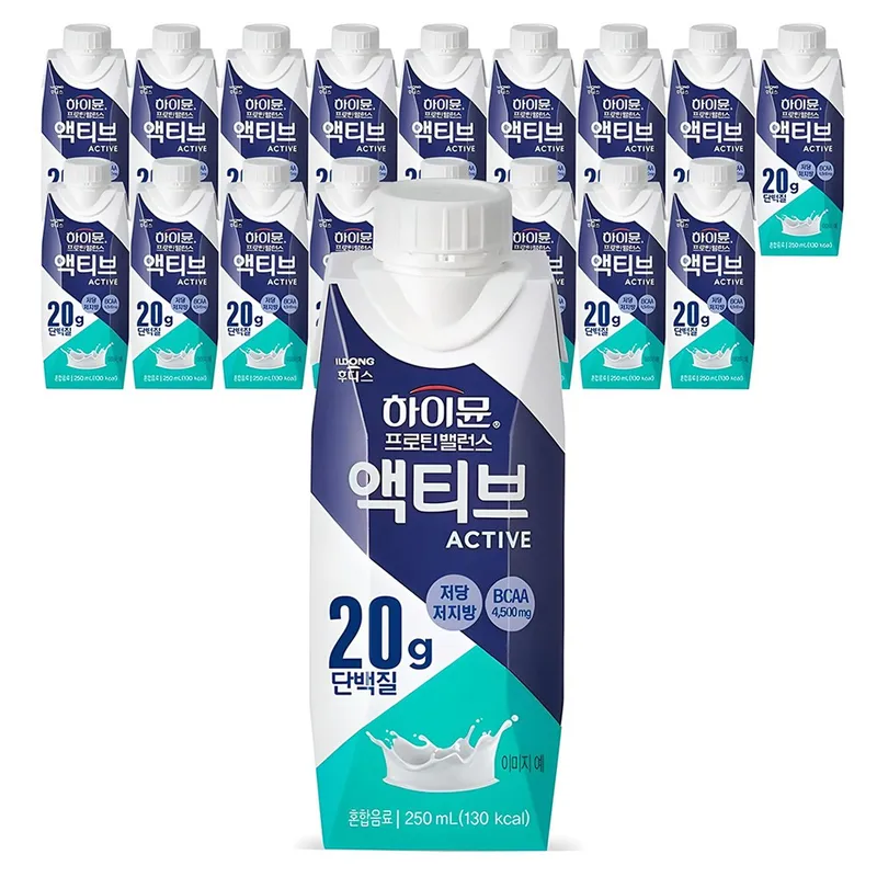 하이뮨 프로틴 밸런스 액티브 오리지널, 250ml, 18개