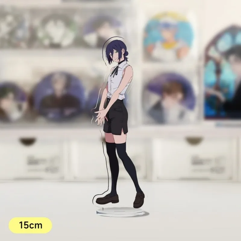 체인소맨 레제편 레제 아크릴 스탠드 폭탄의 악마 캐릭터 굿즈 15cm, 레제