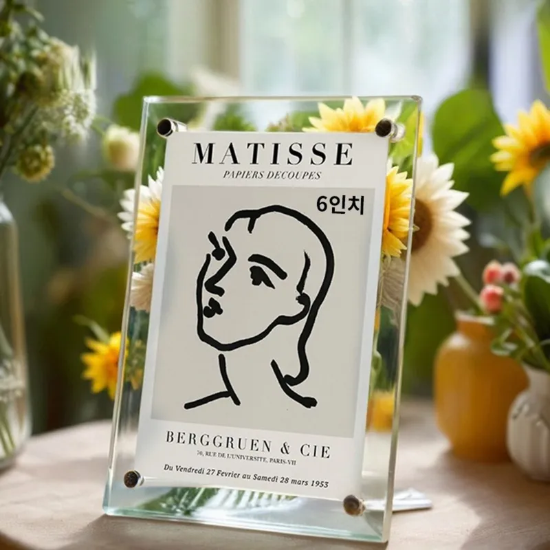 모노젠트 모던 감성 아크릴 스탠드 인테리어 액자, 1개