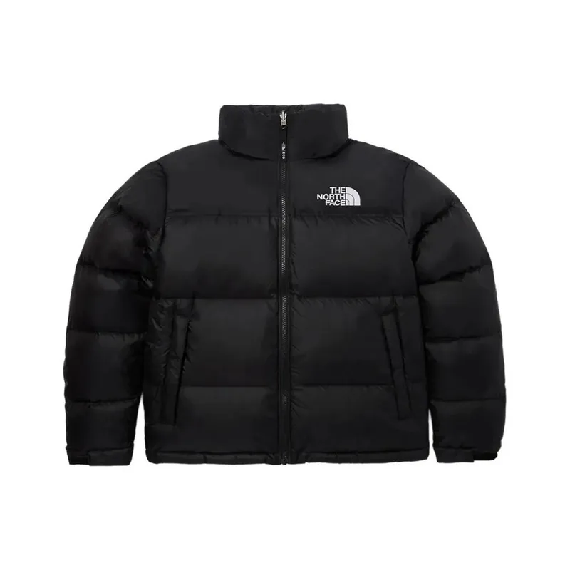 2025 노스페이스 THE NORTH FACE 1996 시리즈 RETRO NUPTSE JACKET 순색 다용도 편안하고 부드럽고 따뜻한 스탠드칼라 긴팔 다운 자켓 남성용 블랙 NF