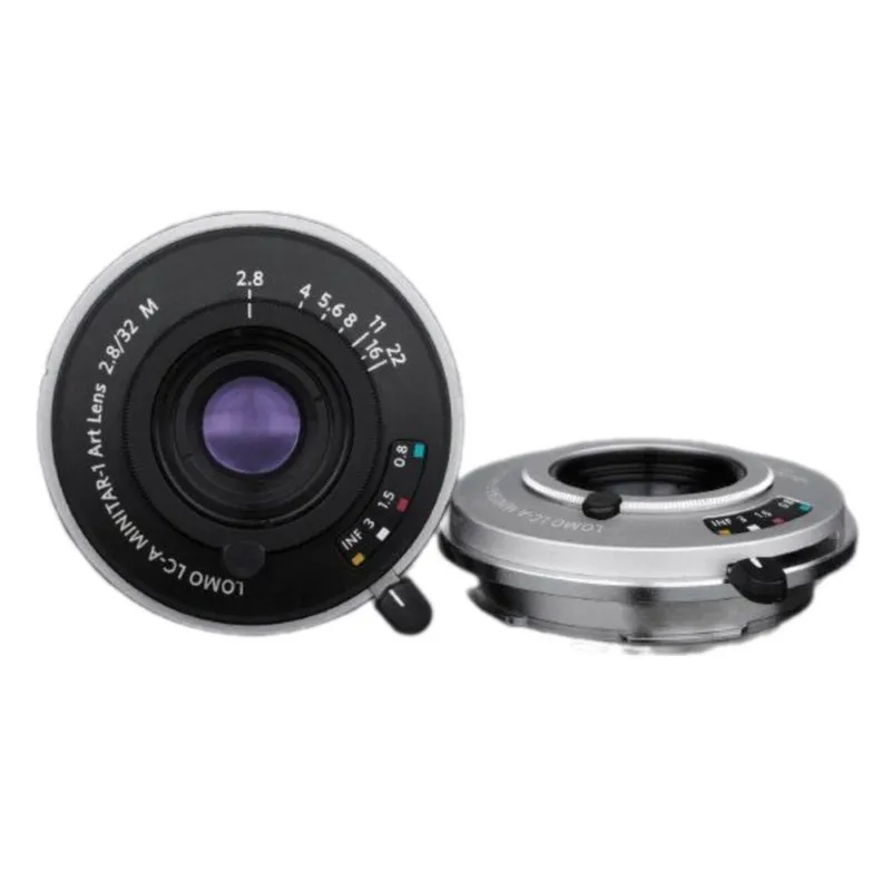 LOMO LC-A Minitar1 아트렌즈 32mm f2.8, 블랙 M마운트