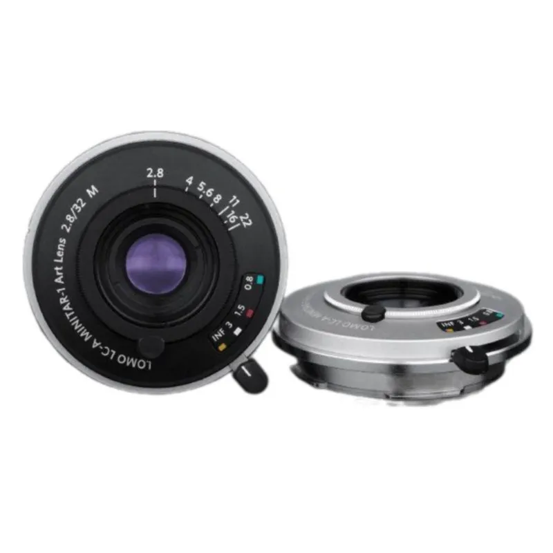 LOMO LC-A Minitar1 아트렌즈 32mm f2.8, 실버 M마운트