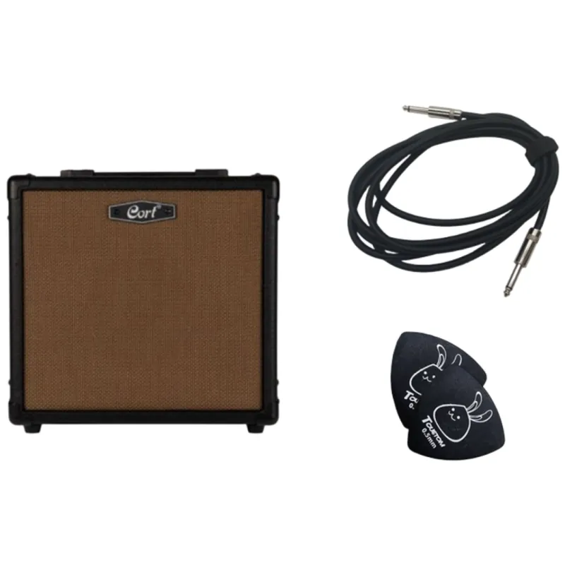 콜트 기타 앰프 CM-15G+앰프케이블3M+ 피크1mm*2, 앰프+앰프케이블+피크, 1개