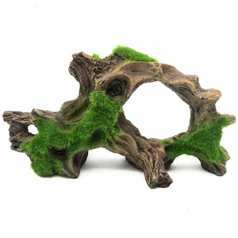 [미초 신상] 달팽이 없는 초보도 쉽게 키울수 있는 나나 활착 유목 [대형] (가로15센치이상 세로랜덤) / 활착 수초 / 음성수초 / 유목활착 / 새우수초 / 구피수초, 1개