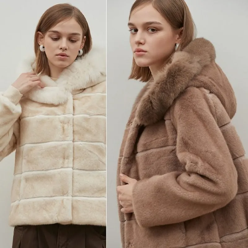 [홈쇼핑방송/(LeOT)] 사가폭스퍼(SAGA FOX) 패딩 후드코트-사이즈 55~88까지