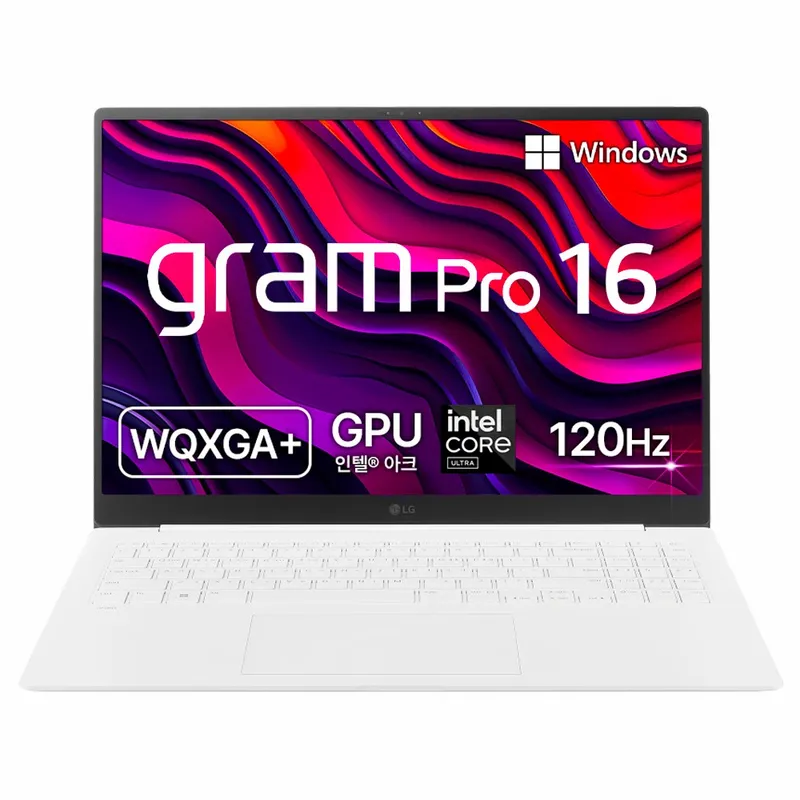 LG전자 2024 그램 Pro 16 코어 Ultra 7, 에센스 화이트, 512GB, 32GB, WIN11 Home, 16Z90SP-KD7CK