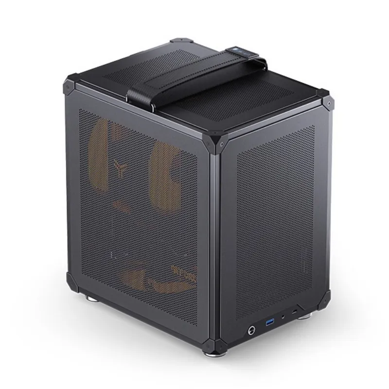 존스보 JONSBO C6-ITX 컴퓨터 PC 케이스 (블랙), 1개