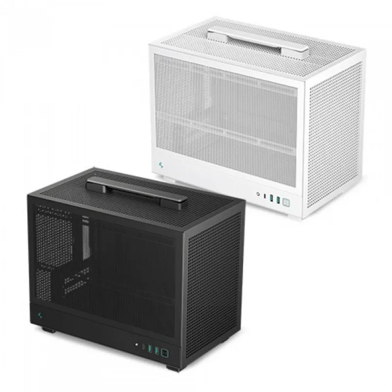 브라보텍 DEEPCOOL CH160 MESH 미니 PC케이스 (화이트), 1