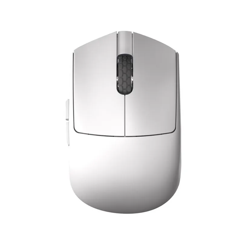 Darmoshark M5 트라이 모드 유선 무선 블루투스 인체공학적 소형 손가락 그립 게이밍 사무용 마우스, 블랙