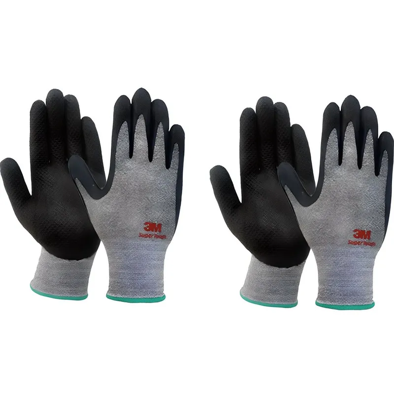 쓰리엠 슈퍼터프 NBR 안전장갑, 혼합색상, 2개