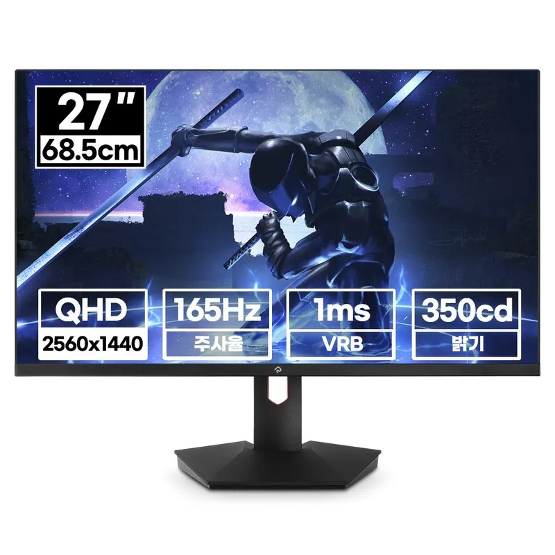 래안텍 PANTHEON QA2760K QHD Fast iPS 게이밍 27인치 모니터, 68.5cm, QA2760K(일반)