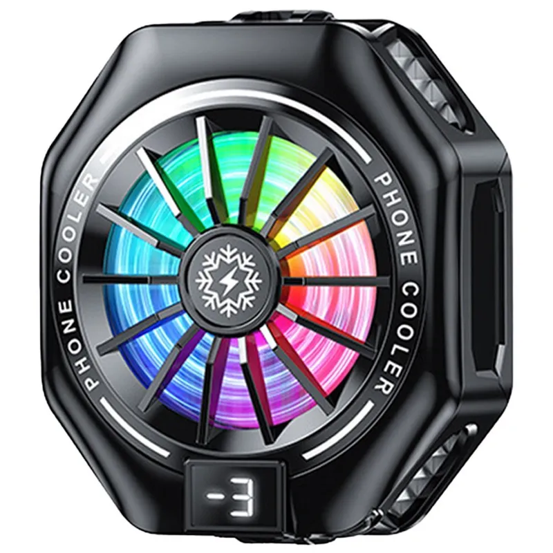 투데이리빙 4세대 업그레이드 강력 냉각 마그네틱 스마트폰 쿨러 발열 쿨링패드 휴대폰 쿨링 휴대용 자석 스티커 클립형 폰쿨러, 1개, R98816B(블랙