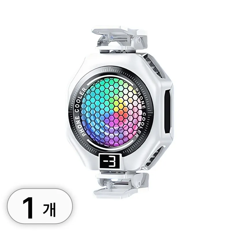 투데이리빙 4세대 업그레이드 강력 쿨링 마그네틱 스마트폰 쿨러 발열 쿨링패드 휴대폰 냉각 휴대용 자석 스티커 클립형 폰쿨러, 1개, R98817W(화이트