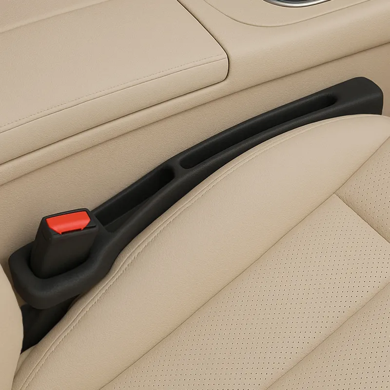 헤인느 전차종 호환 차량 틈새 쿠션 빠짐 방지 사이드 포켓 자동차 수납 좌우세트, 2개, 블랙