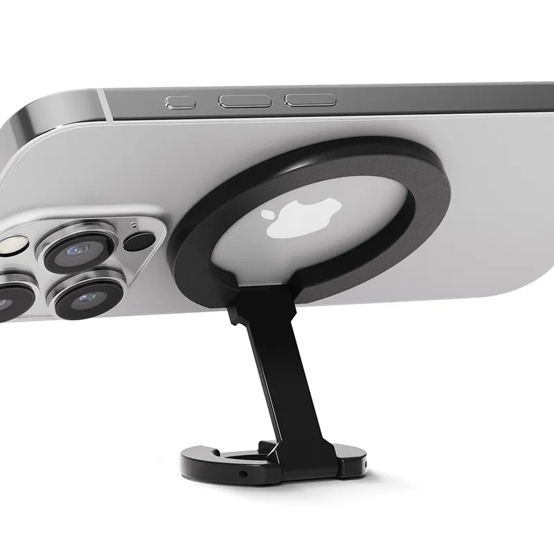 윌코 맥세이프 양면자석 그립 스마트 톡 거치대, 블랙, 1개