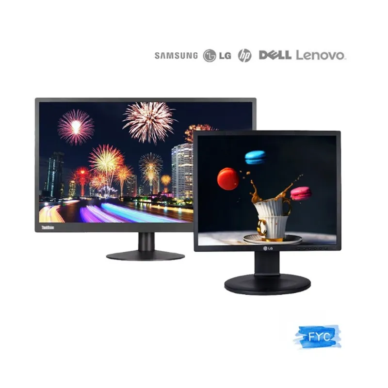 삼성 LG HP 레노버 델 대기업 브랜드 LCD LED 17~27인치 중고 모니터 B급 랜덤, 19인치 LED B급 랜덤, 19-LED-BCLASS