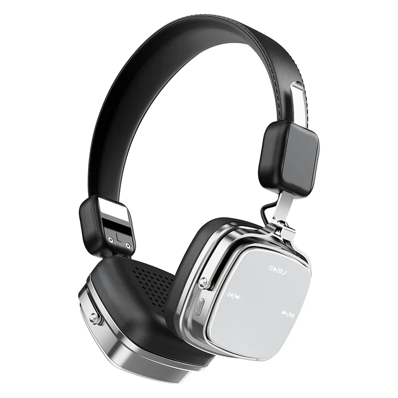 dope RetroTune 노이즈 캔슬링 감성 메탈 블루투스헤드폰, 블랙, L6