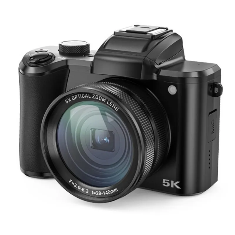 고화질 디지털 광학 줌 카메라 전후면 듀얼 촬영 학생 파티 셀카 카메라 입문용, 5X 광학 변화 - 일본 표준