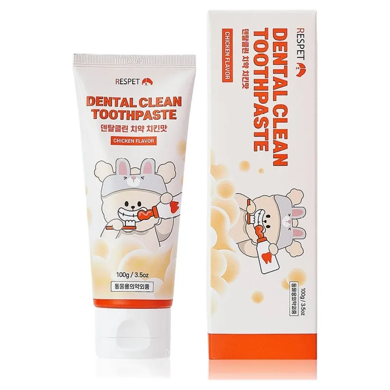 리스펫랩 반려동물 덴탈클린 효소치약 치킨맛, 100ml, 100g, 1개