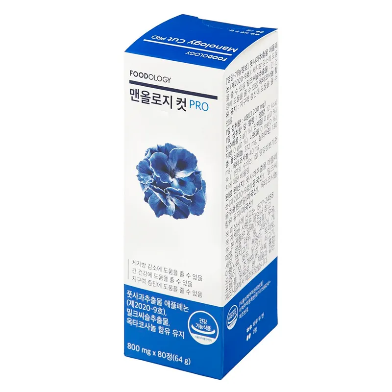 푸드올로지 맨올로지 컷 프로 다이어트 64g, 80정, 1개