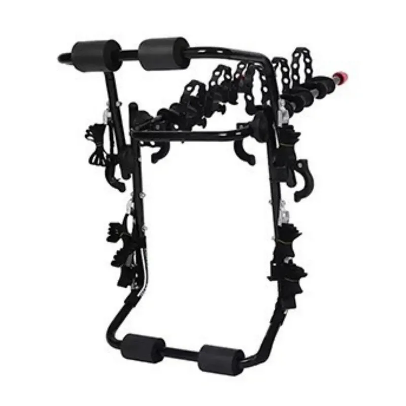 트레일뮬 오프로드 차량용 자전거 캐리어 로드 픽시 MTB SUV 후면 랙 짐칸 스텐드 루프, 고탄소강 블랙A, 1개