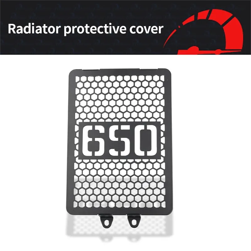 인터셉터 650 콘티넨탈 GT 베어 샷건 슈퍼 메테오 라디에이터 보호 커버 그릴 가드, 01 Black