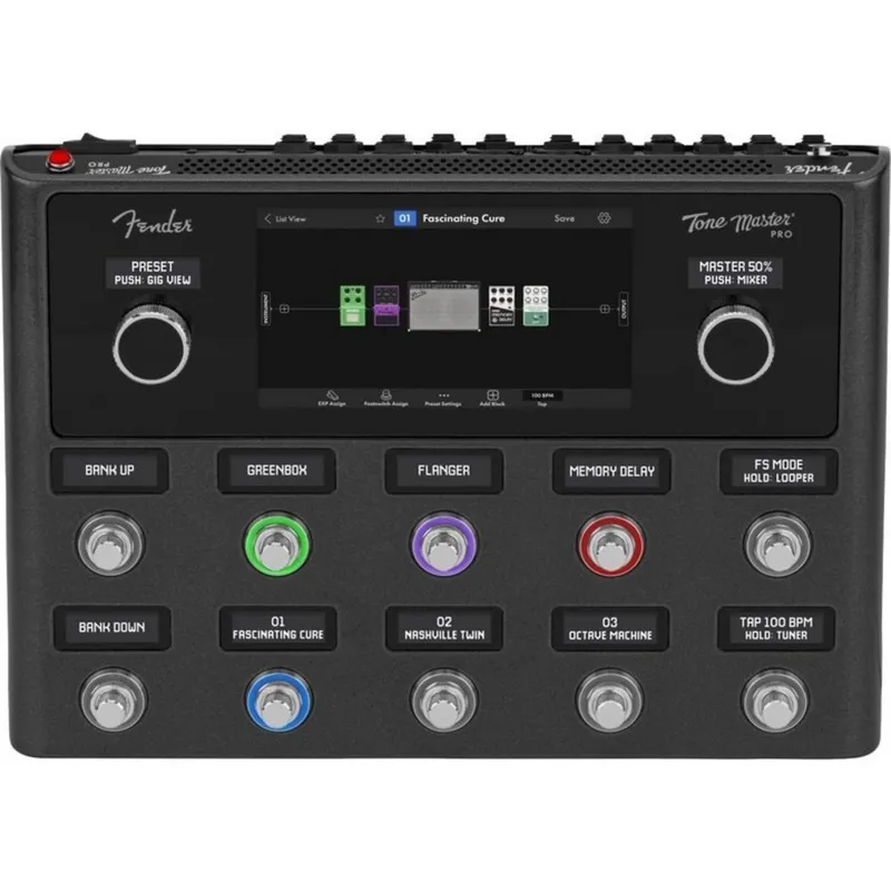 신상품 펜더 톤 마스터 프로 멀티이펙터 앰프 모델러 기타이펙터, 1개