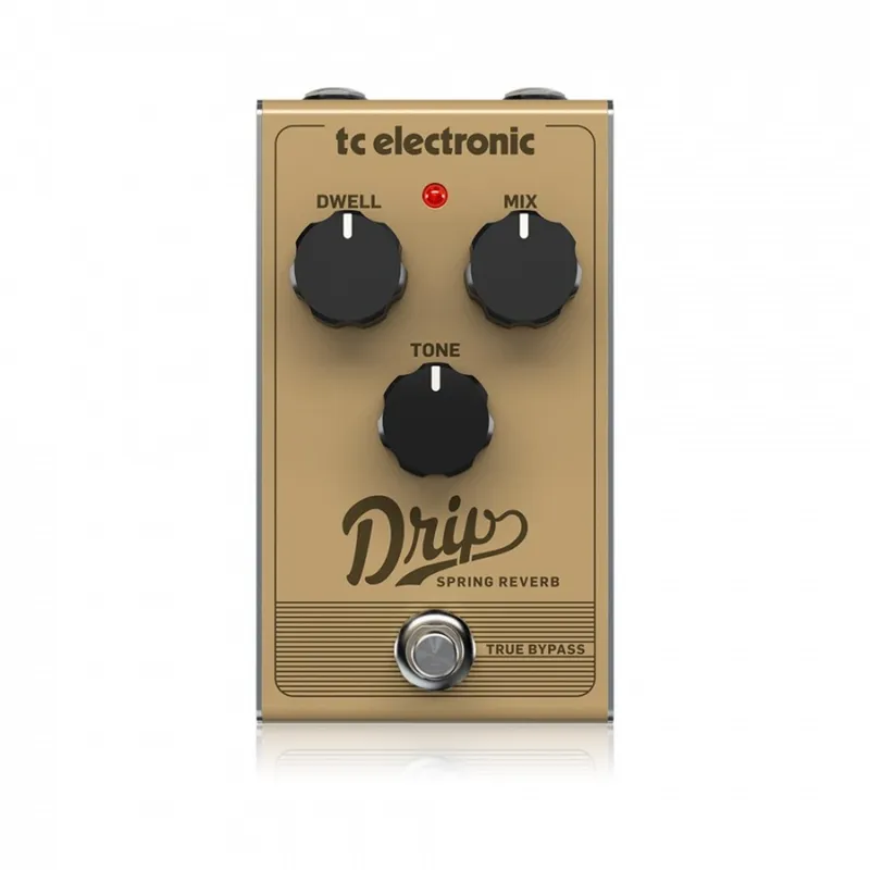 TC일렉트로닉 레트로 스프링 리버브 페달 기타 이펙터, DRIP SPRING REVERB, 혼합색상, 1개