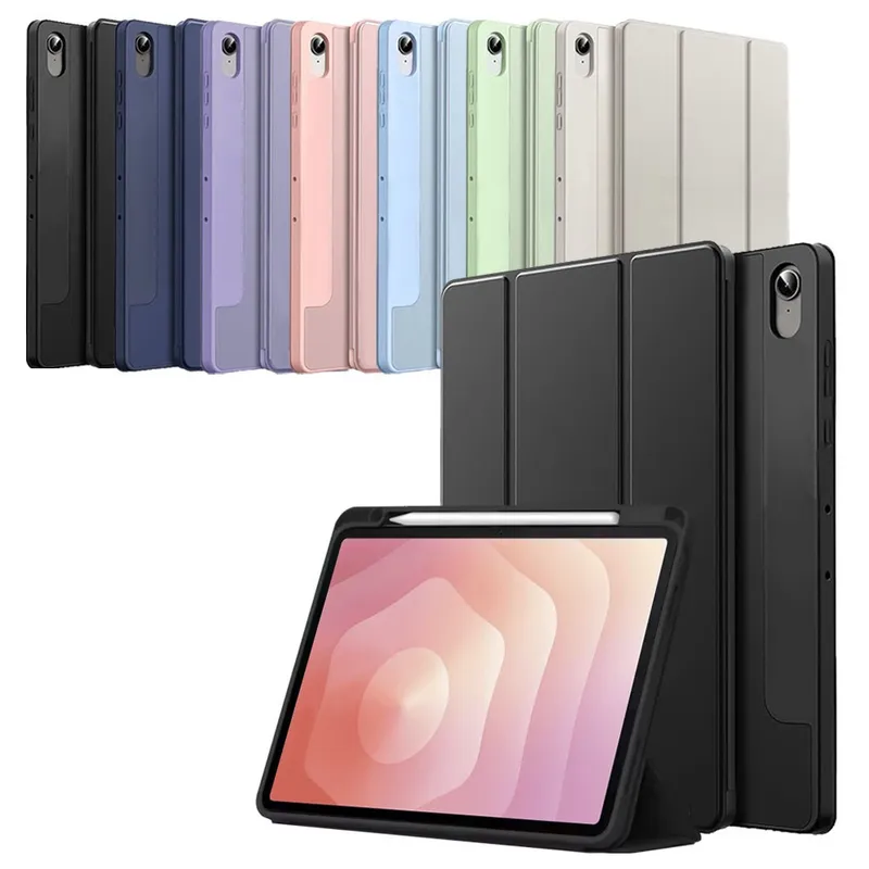 케이스나라 갤럭시탭 S11 / S11 Ultra 울트라 호환 S펜슬 수납 케이스 북커버 플립, 그레이, 1개