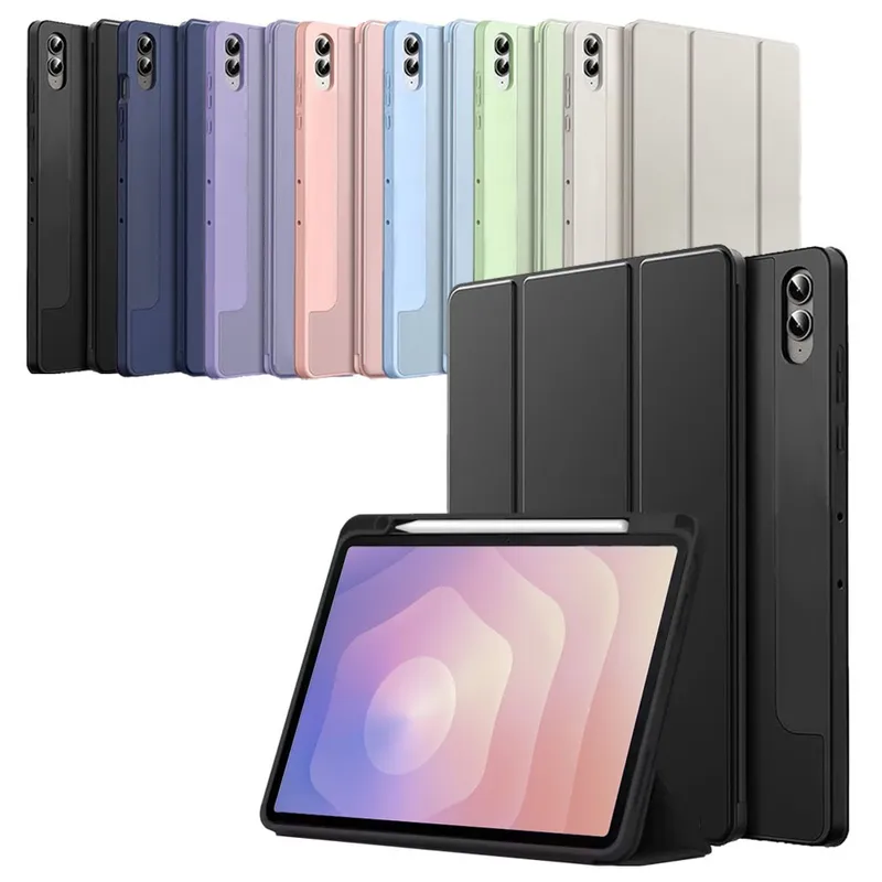 케이스나라 갤럭시탭 S11 / S11 Ultra 울트라 호환 S펜슬 수납 케이스 북커버 플립, 라벤더, 1개