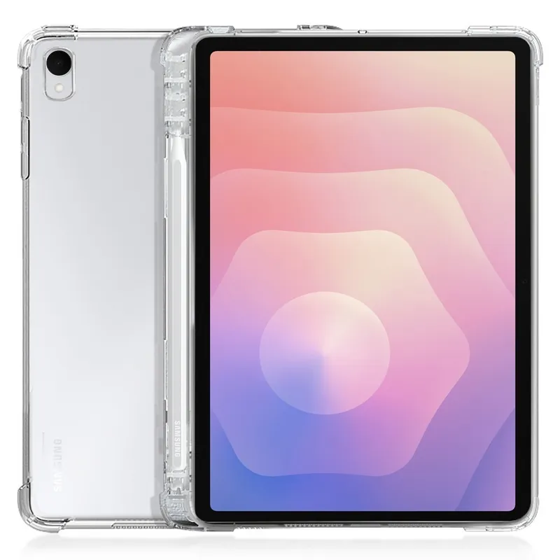 더조은셀러 펜수납 에어범퍼 젤리 케이스 갤럭시탭 호환, 1개