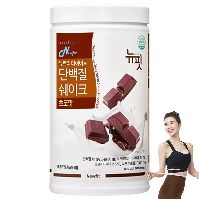 뉴핏 투에니포 뉴트리 다이어트 쉐이크 초코맛, 600g, 1개