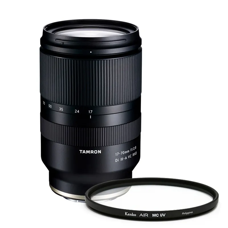[보증기간 3배! 3년 안심 EVENT] 탐론 17-70mm F/2.8 Di III-A VC RXD B070 소니E용 + 겐코 AIR MCUV 67mm 필터, 탐론 B070E + AIR MCUV 67mm